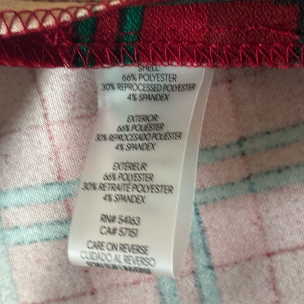 Calvin Klein Red Plaid Dress - Picture 5 of 10